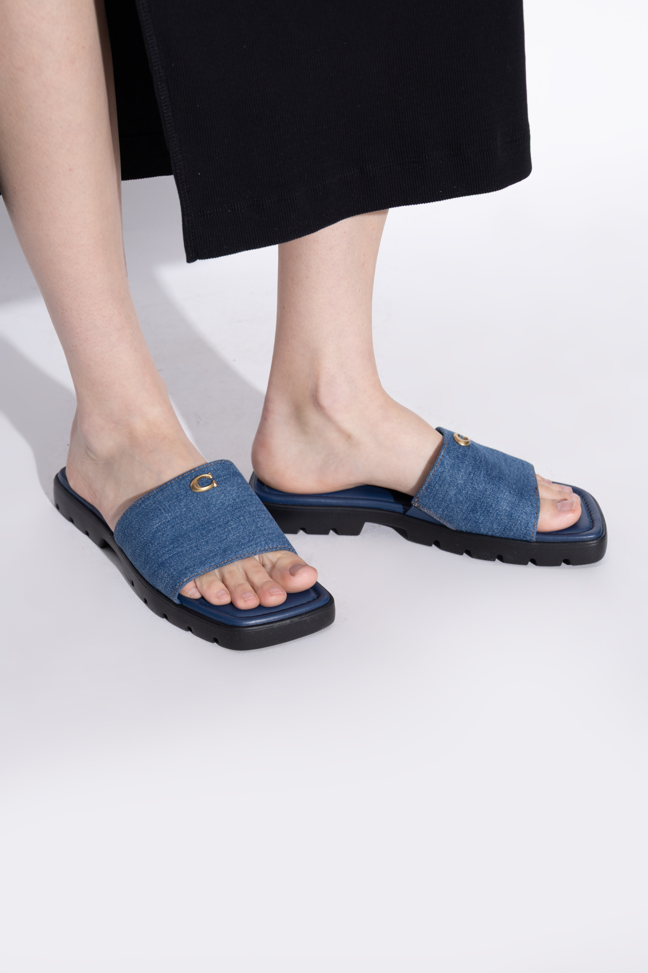 Coach Denim slides | Women's Shoes | Vitkac